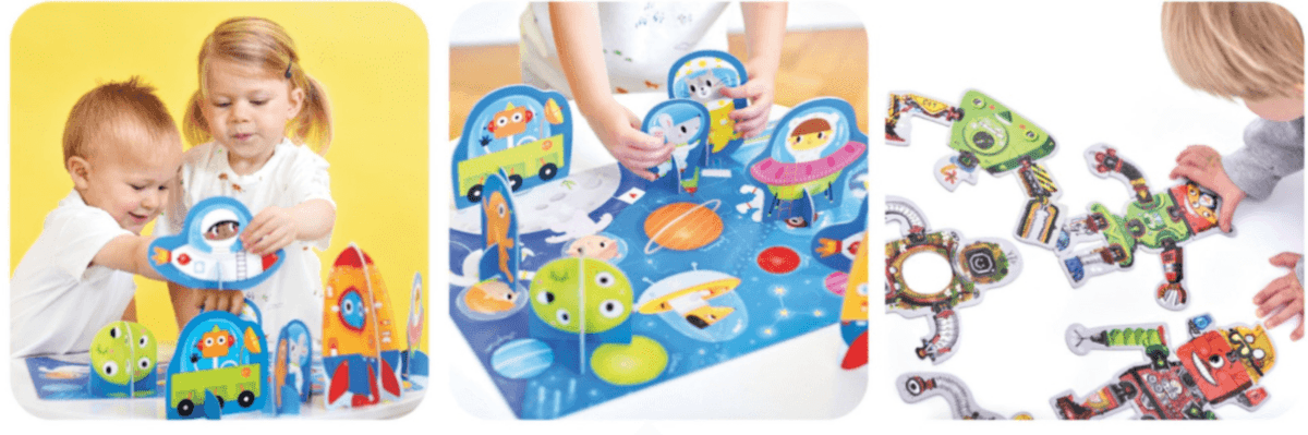 Banana Panda教育拼圖與閃卡 能增進孩子的認知與知識，很不一樣的拼圖~