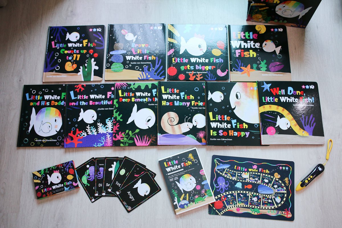 團購 小白魚點讀系列不只是點讀英語學習 還可以增進認知 了解情緒 兔子洞裡的愛麗絲