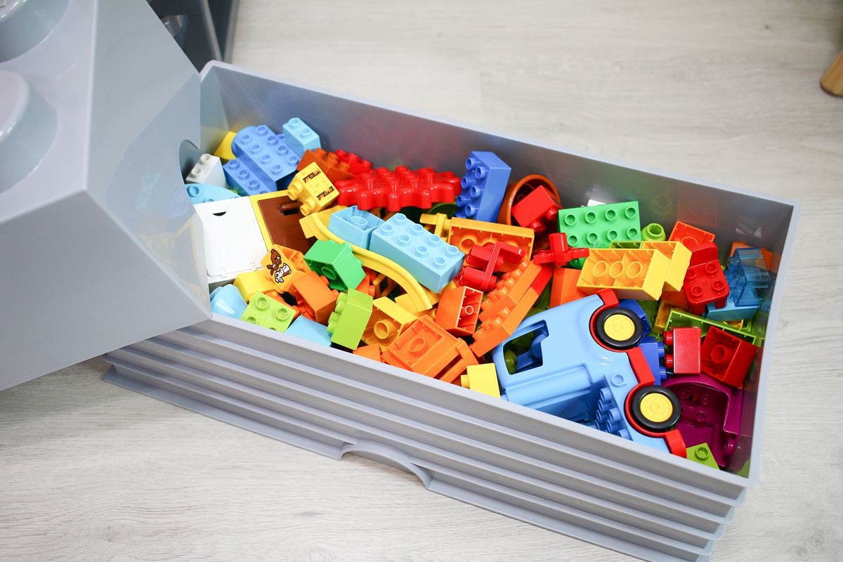 【團購】樂高LEGO收納盒 可以拚的積木收納盒 顏色繽紛又充滿童趣