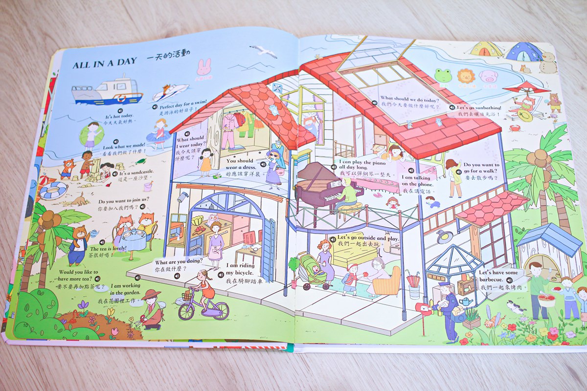 華碩文化童書 手指點讀雙語有聲大書、身體原來是這樣(2.5~3歲以上操作書)