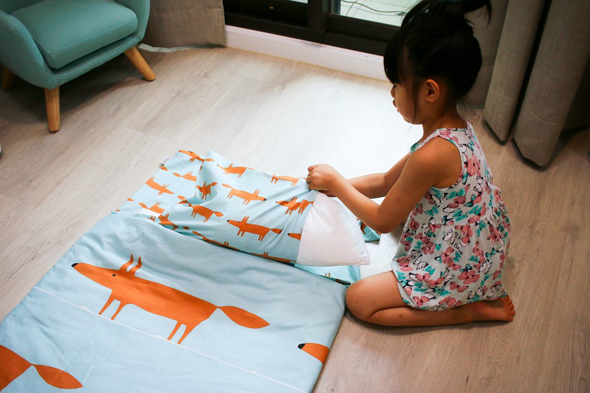 金安德森幼兒園睡墊(兒童睡袋)  討喜的圖案、很舒適的材質