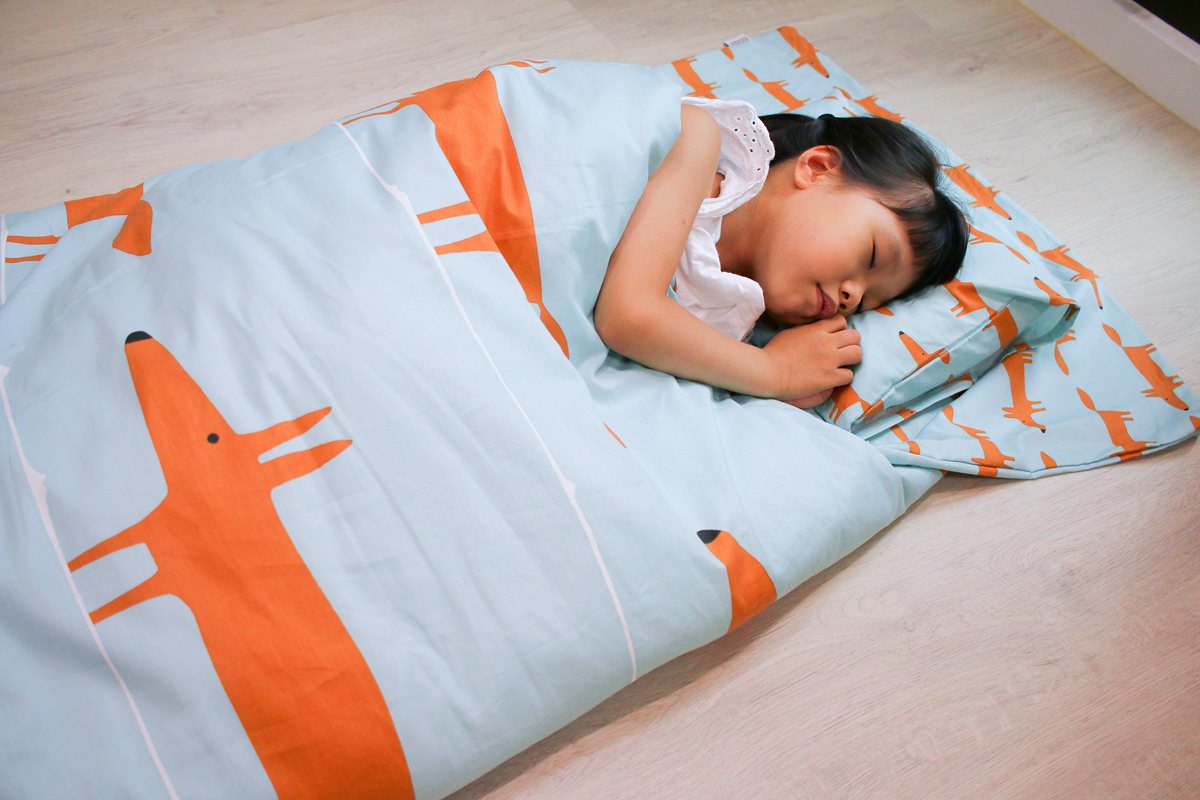 金安德森幼兒園睡墊(兒童睡袋)  討喜的圖案、很舒適的材質
