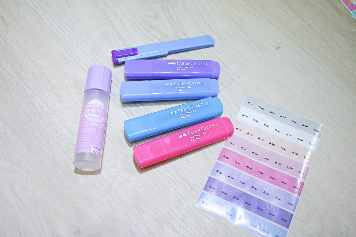 【團購】韓國姓名貼、姓名章客製化團購，圖案可愛又防水、防刮，還有電繡名牌以及客製化湯叉喔!