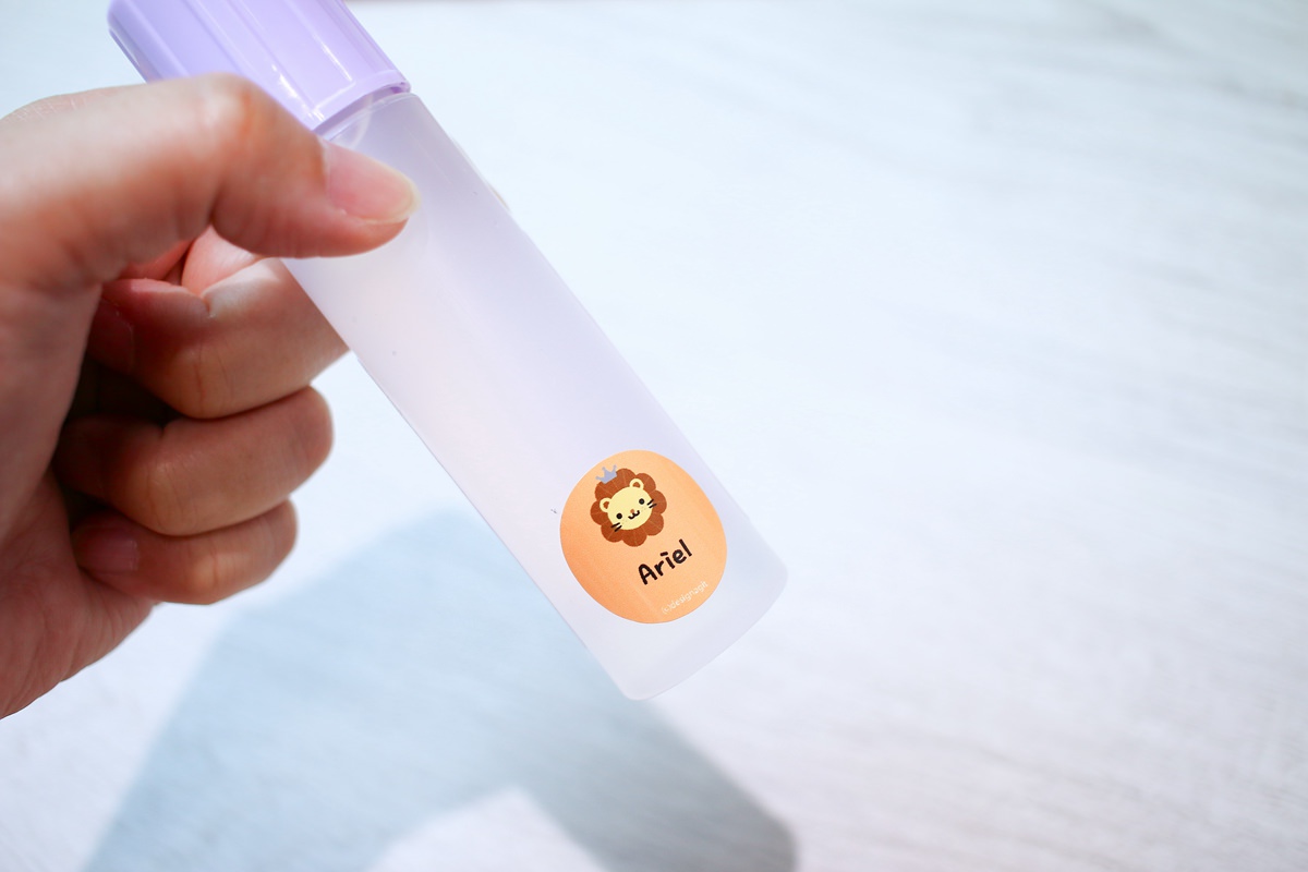 【團購】韓國姓名貼、姓名章客製化團購，圖案可愛又防水、防刮，還有電繡名牌以及客製化湯叉喔!