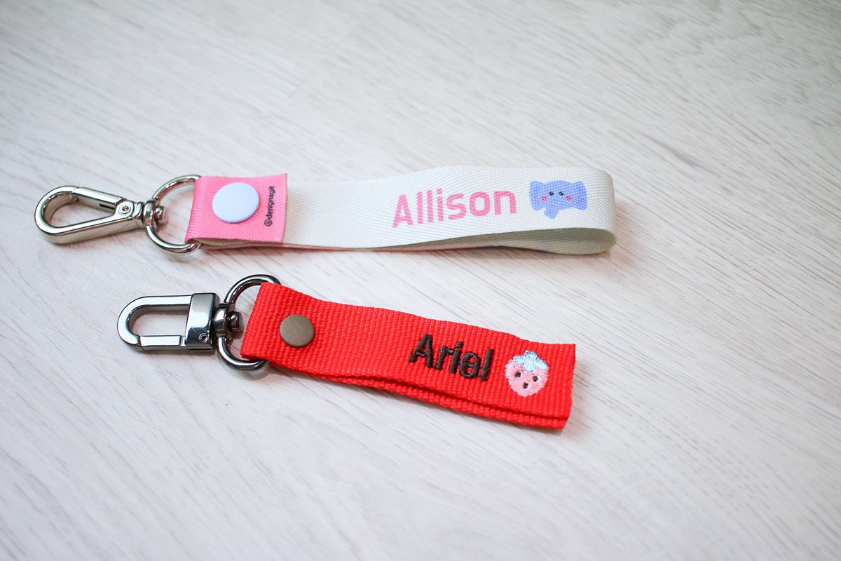 【團購】韓國姓名貼、姓名章客製化團購，圖案可愛又防水、防刮，還有電繡名牌以及客製化湯叉喔!