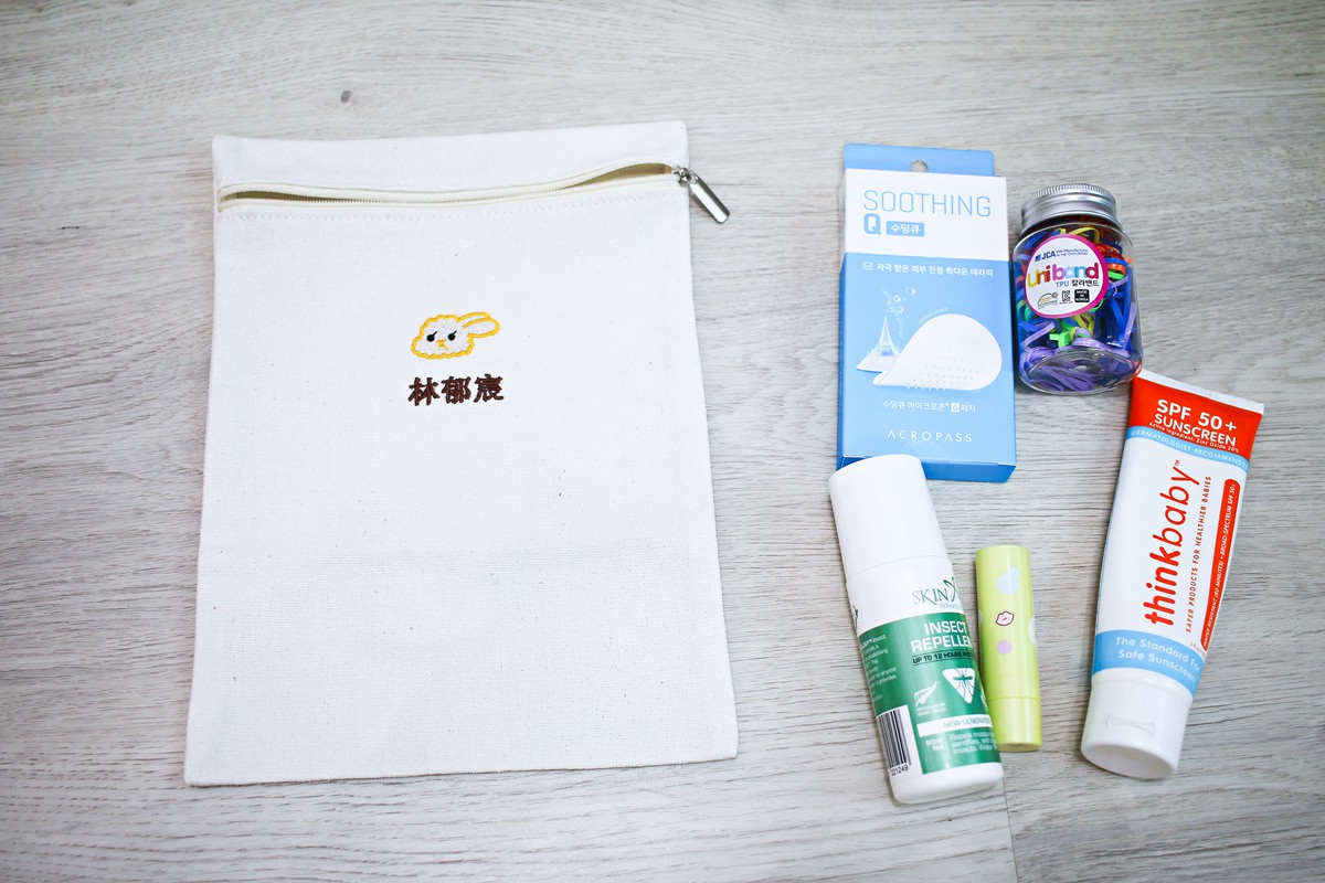 【團購】韓國姓名貼、姓名章客製化團購，圖案可愛又防水、防刮，還有電繡名牌以及客製化湯叉喔!