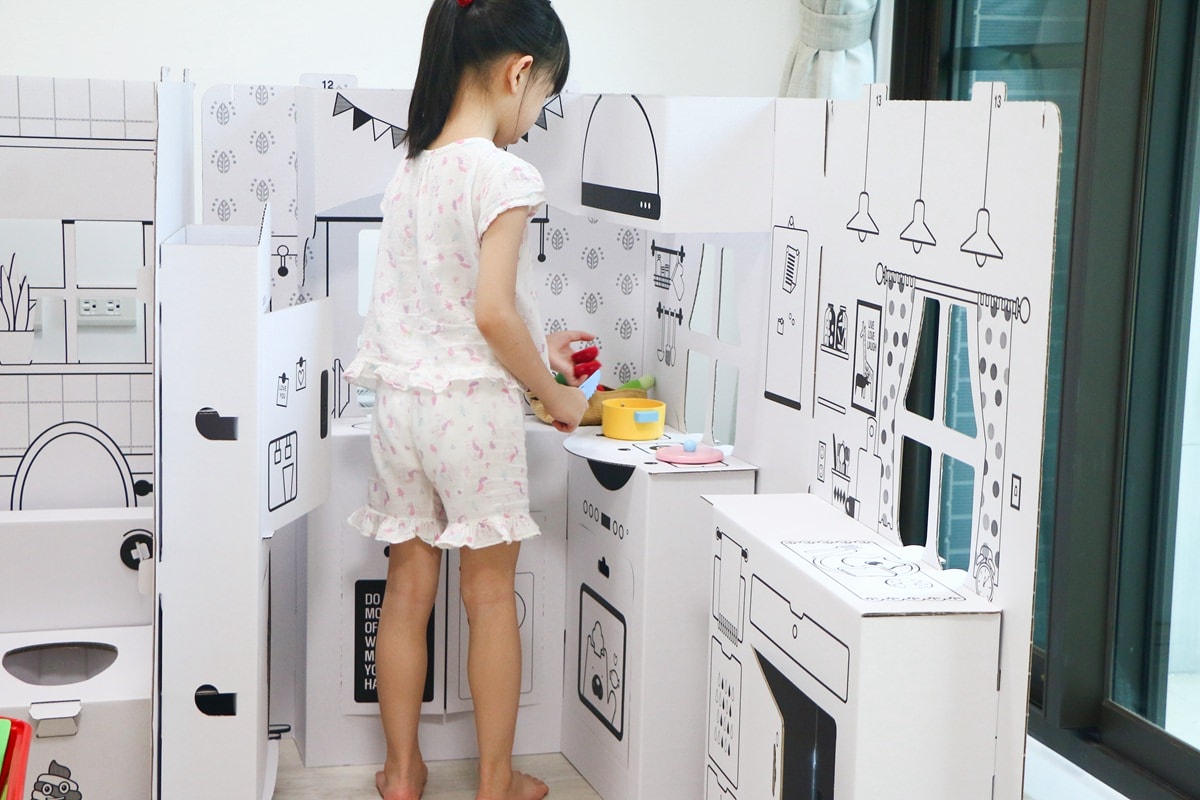 【團購】韓國ANBOX My House紙屋 好有趣的扮家家酒遊戲~