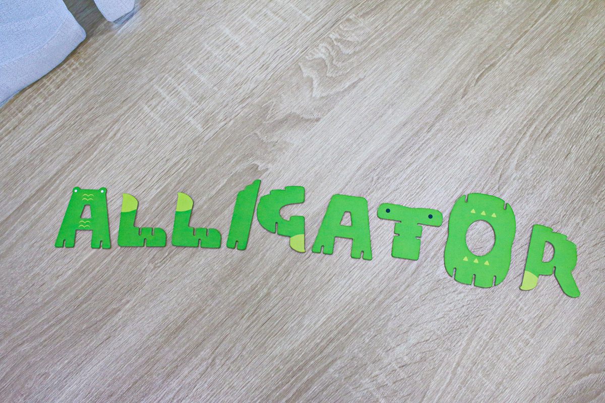 韓國FUNT 英文字母立體拼圖015