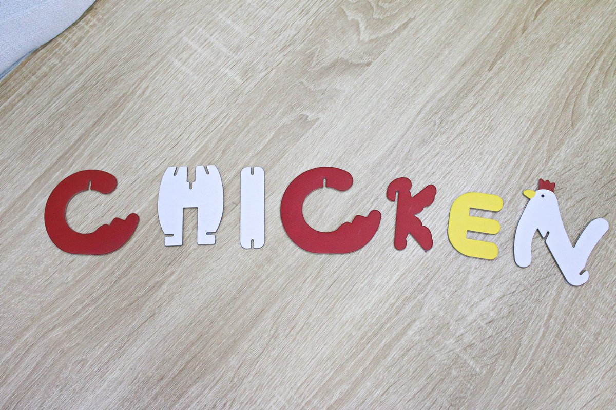 韓國FUNT 英文字母立體拼圖028