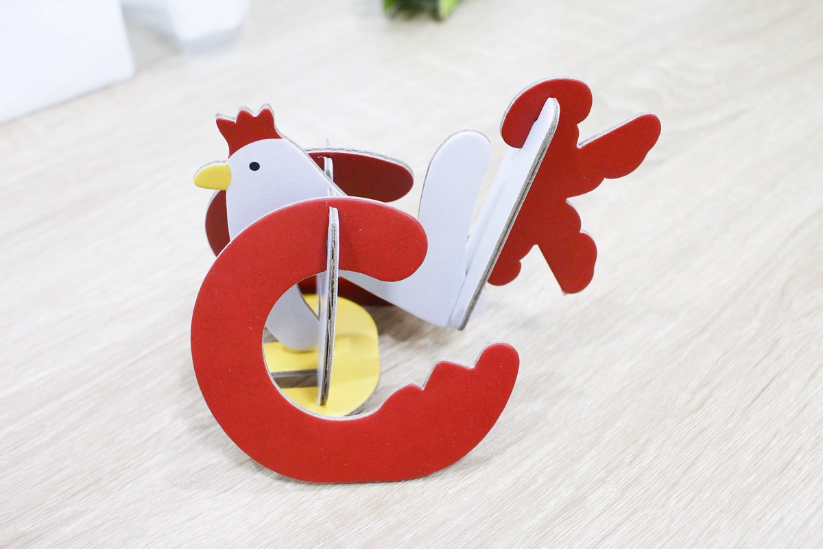 韓國FUNT 英文字母立體拼圖029