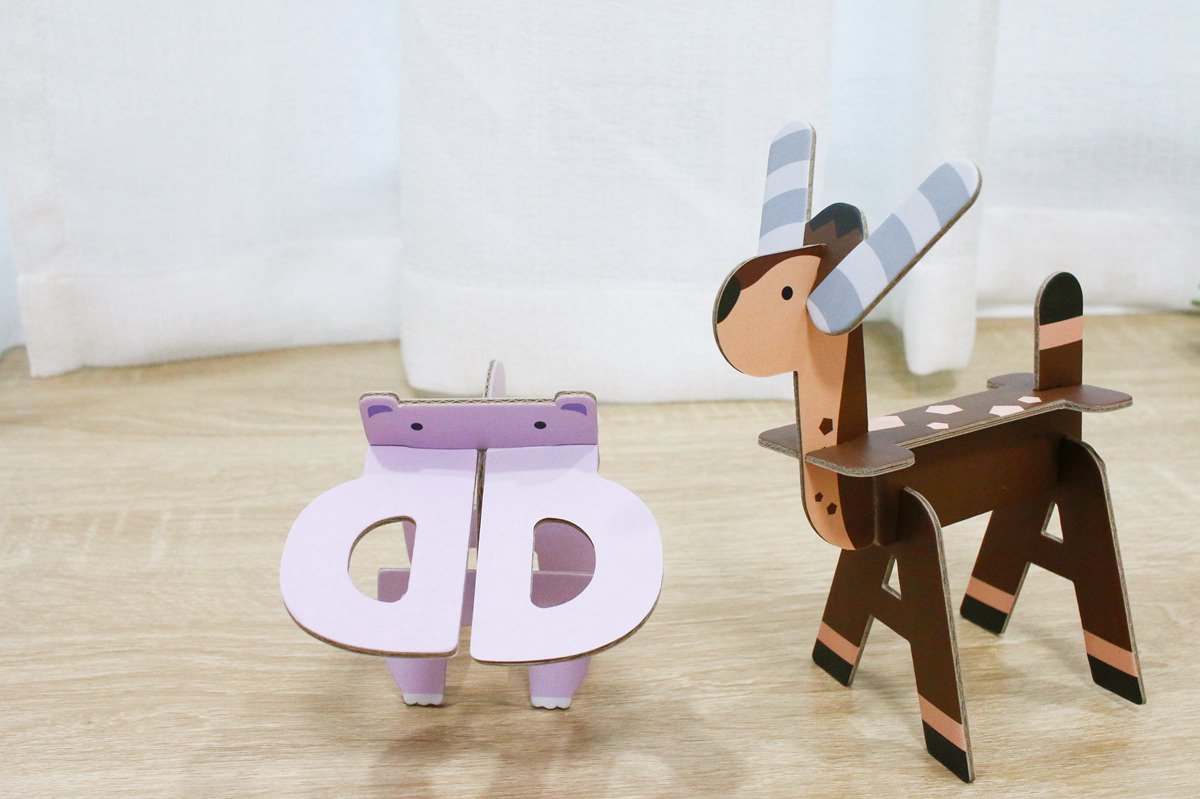 韓國FUNT 英文字母立體拼圖047