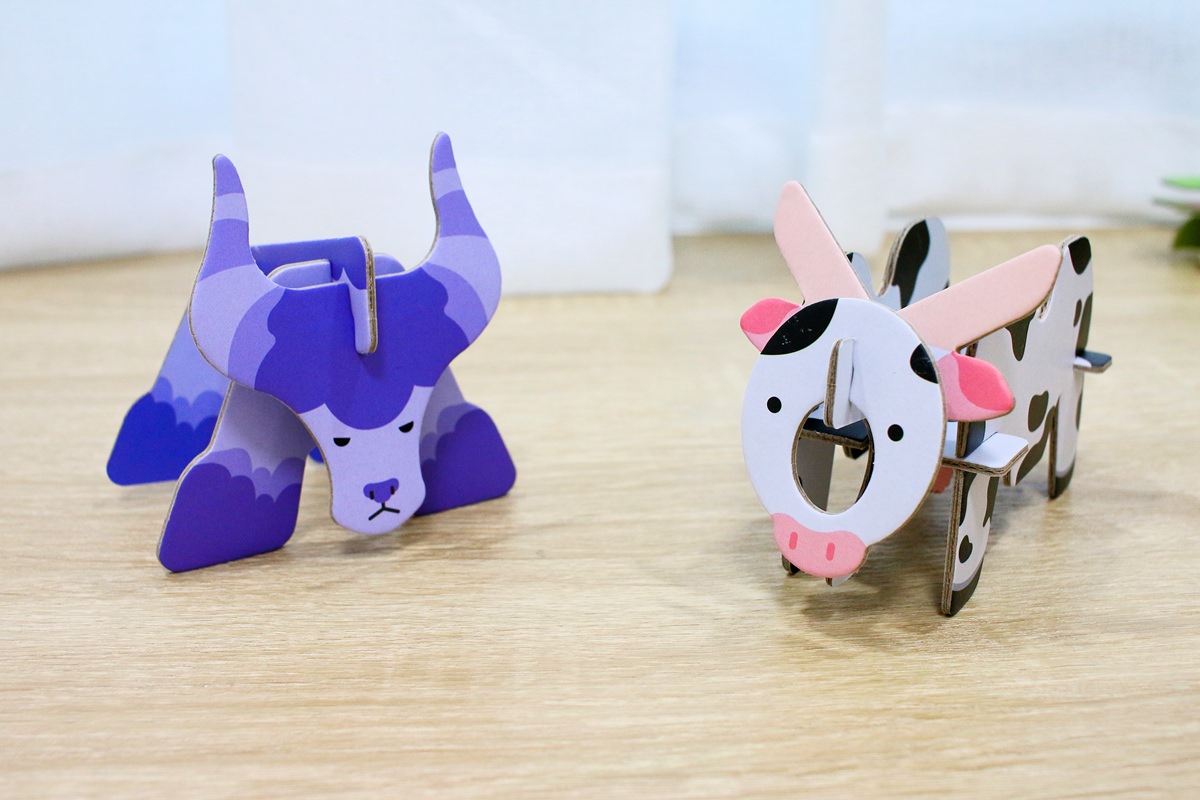 韓國FUNT 英文字母立體拼圖056