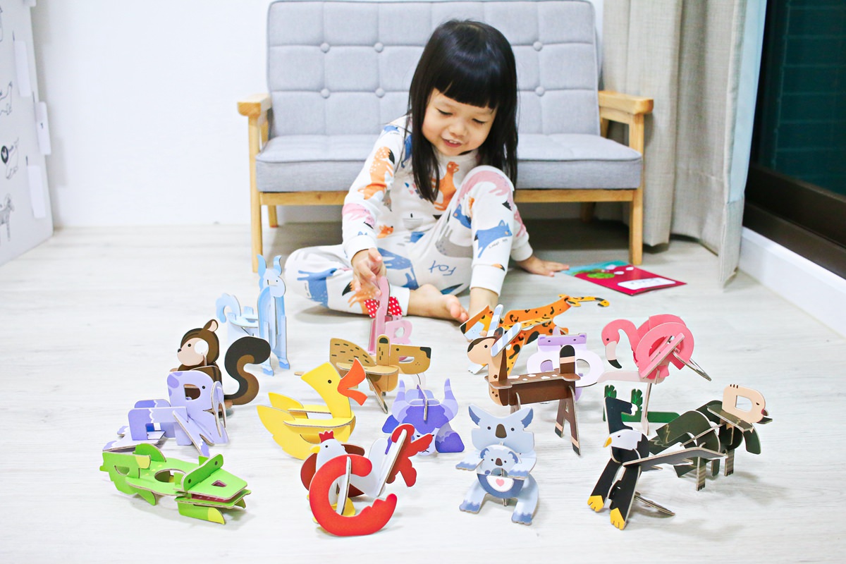 韓國FUNT 英文字母立體拼圖082