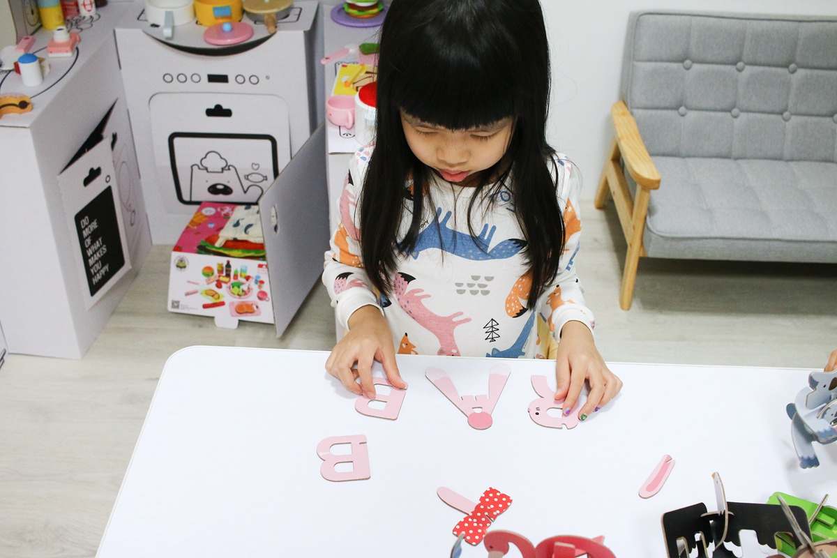 韓國FUNT 英文字母立體拼圖099