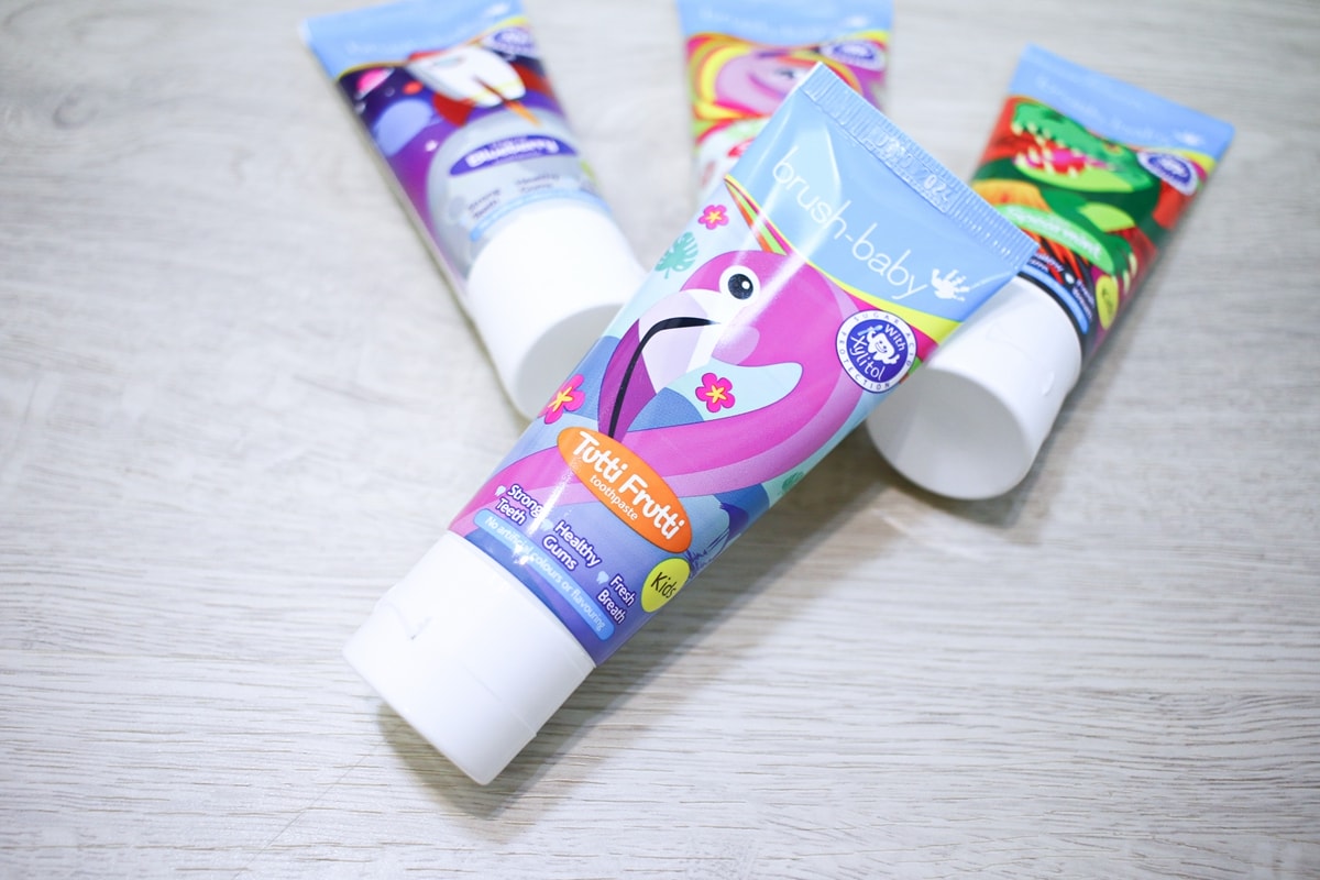 BRUSH BABY電動牙刷、木糖醇牙膏 可愛的動物造型，讓孩子開開心心學習自主刷牙