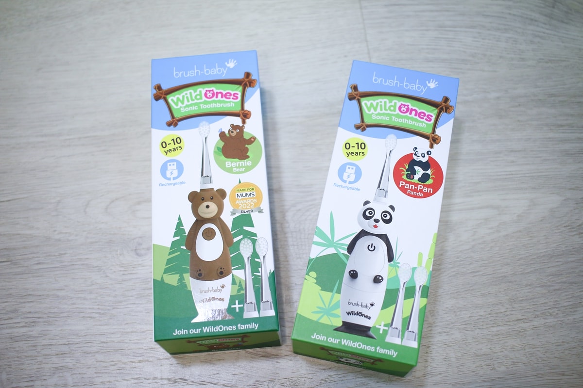 BRUSH BABY電動牙刷、木糖醇牙膏 可愛的動物造型，讓孩子開開心心學習自主刷牙