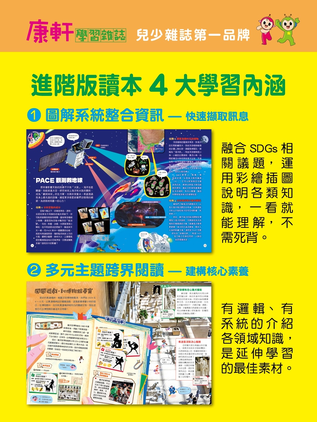 康軒雜誌~學前版、初階版、進階版，「陪伴孩子成長」的優良讀物