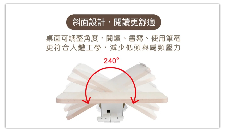【開箱】愛兒館斜面式氣動升降伴讀桌開箱:全家人的萬用邊桌、智能移動邊桌 - 第9張圖 【開箱】愛兒館斜面式氣動升降伴讀桌開箱:全家人的萬用邊桌、智能移動邊桌