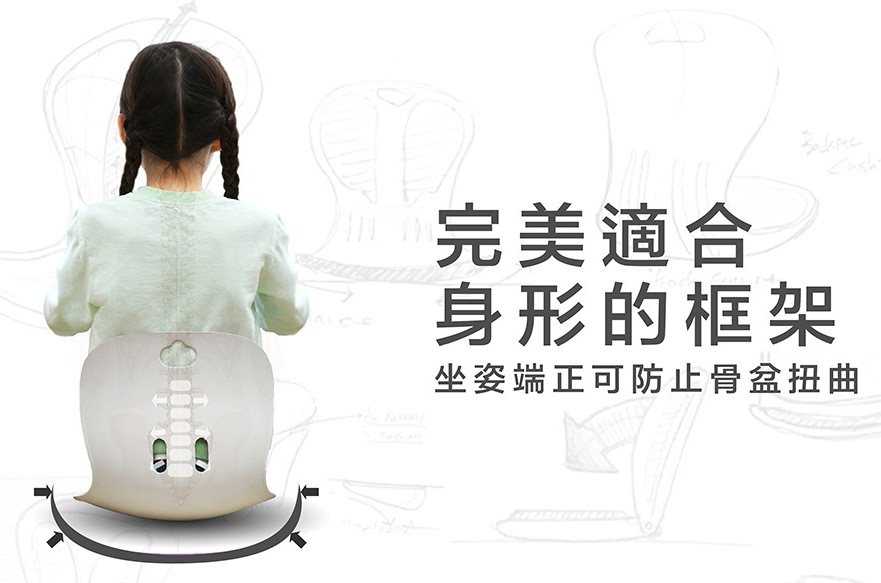 【團購】韓國Curble kids 3D 護脊美學椅 培養正確的坐姿從小就要開始了~