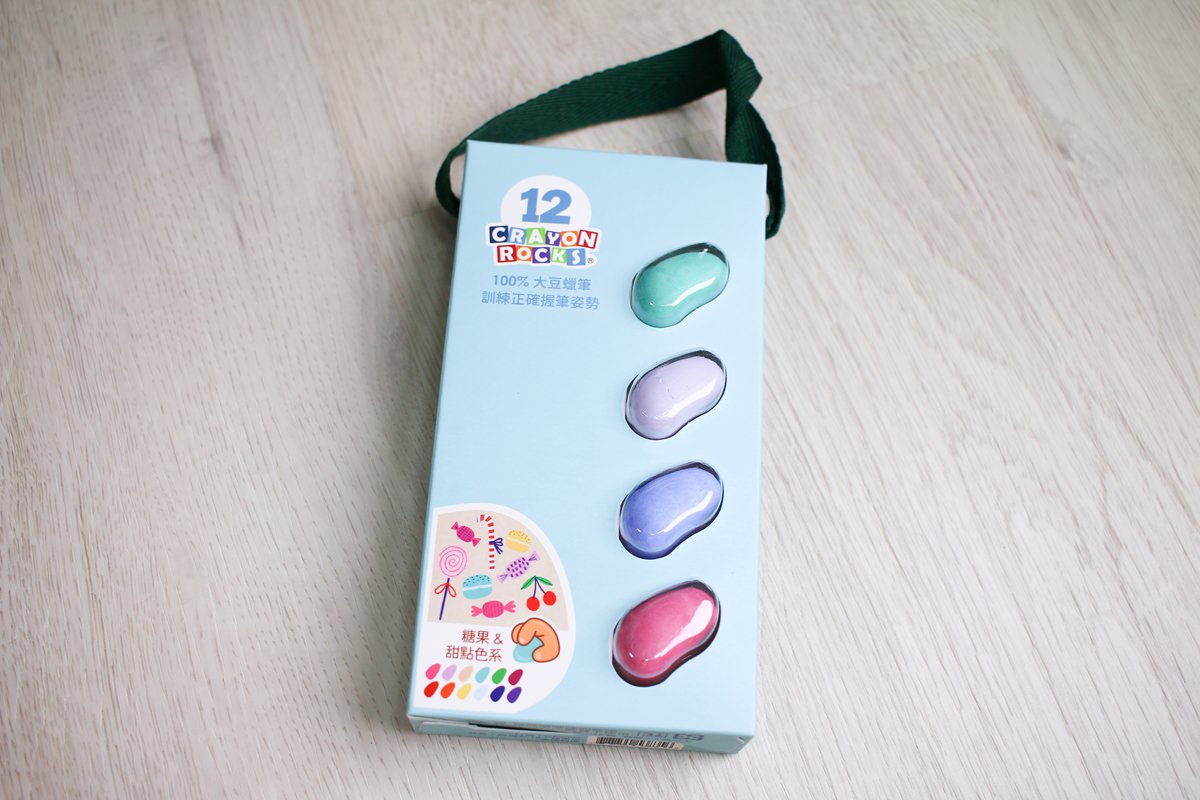【團購】酷蠟石大豆蠟筆(和著色繪本)Crayon Rocks  色彩豐富、三點握姿輕鬆運筆