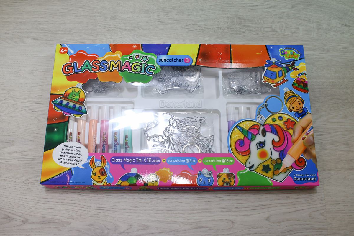 【團購】韓國Donerland 玉米黏土和彩繪玻璃~ 孩子停不下來的手作遊戲