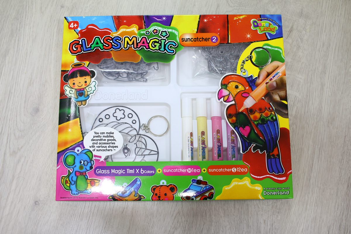 【團購】韓國Donerland 玉米黏土和彩繪玻璃~ 孩子停不下來的手作遊戲