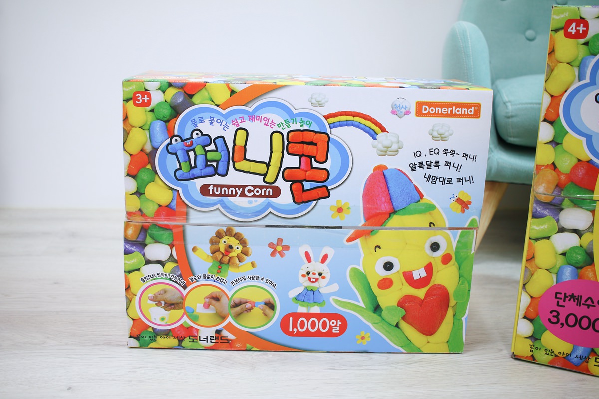 【團購】韓國Donerland 玉米黏土和彩繪玻璃~ 孩子停不下來的手作遊戲