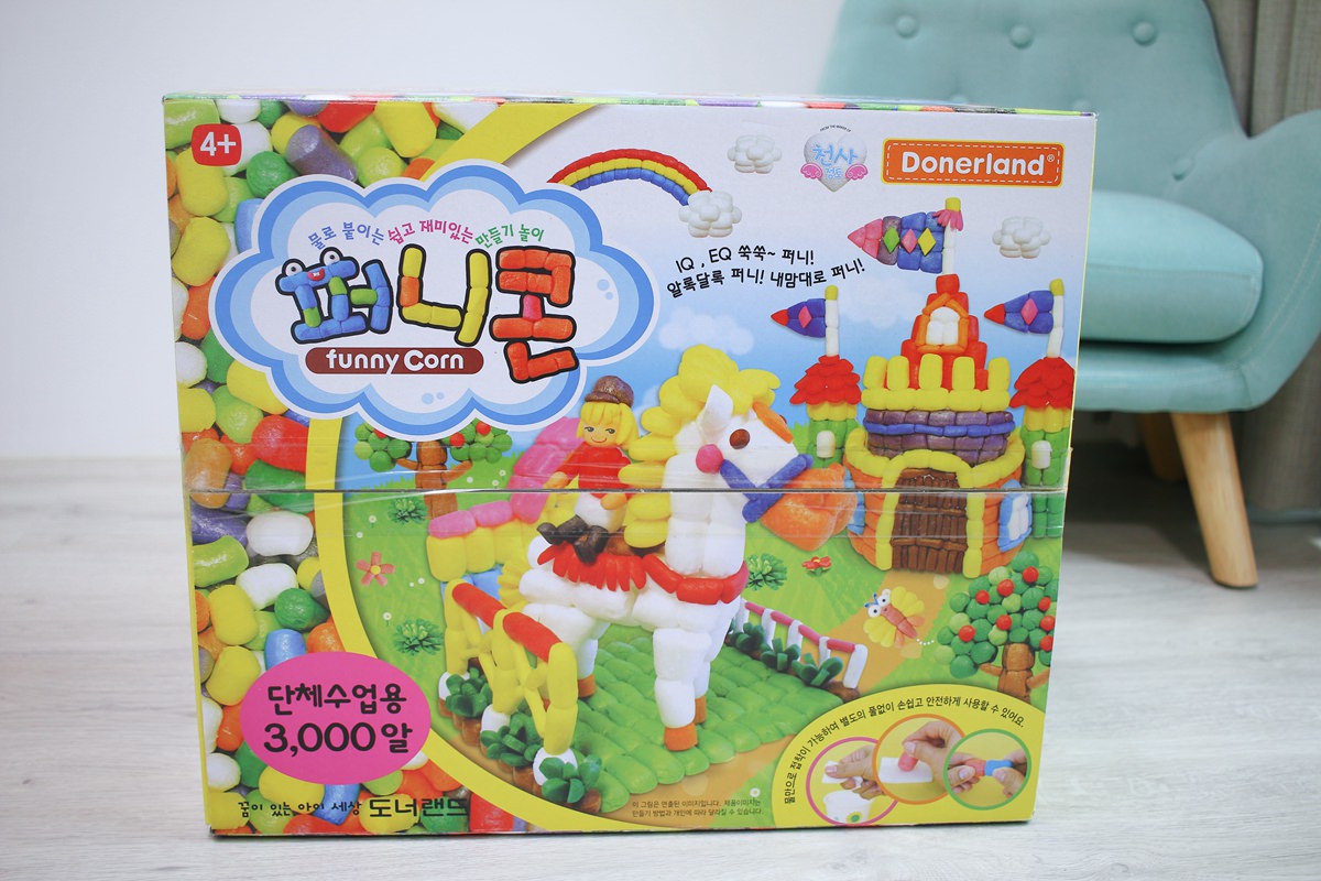 【團購】韓國Donerland 玉米黏土和彩繪玻璃~ 孩子停不下來的手作遊戲