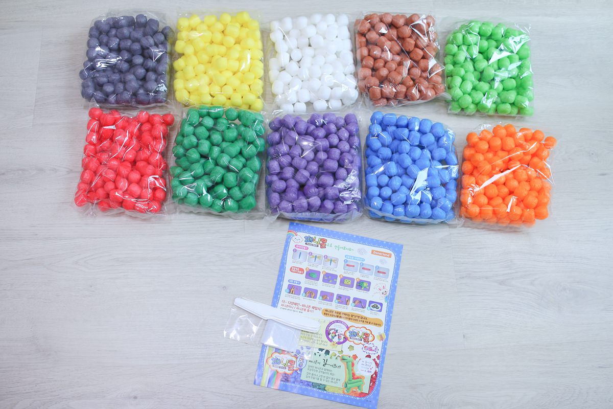 【團購】韓國Donerland 玉米黏土和彩繪玻璃~ 孩子停不下來的手作遊戲