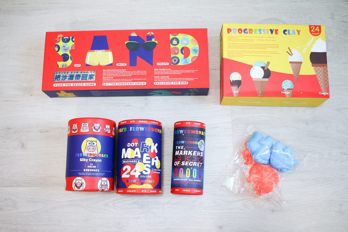 Flower monaco星空沙、黏土畫 讓孩子玩到欲罷不能的黏土遊戲