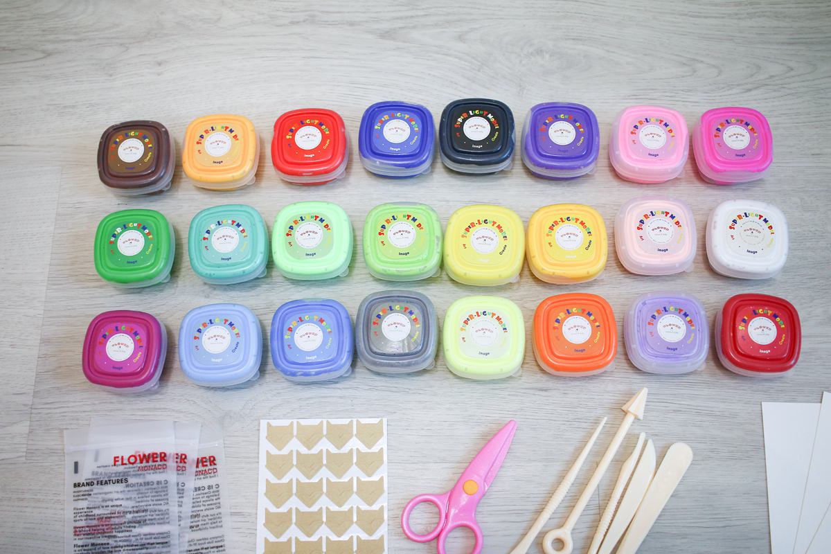 Flower monaco星空沙、黏土畫 讓孩子玩到欲罷不能的黏土遊戲