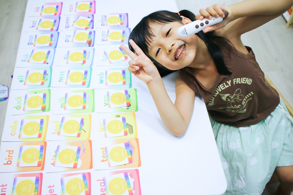 英語自然發音|遊戲字卡 學習英文的重要基本功 KidsRead 點讀筆推薦