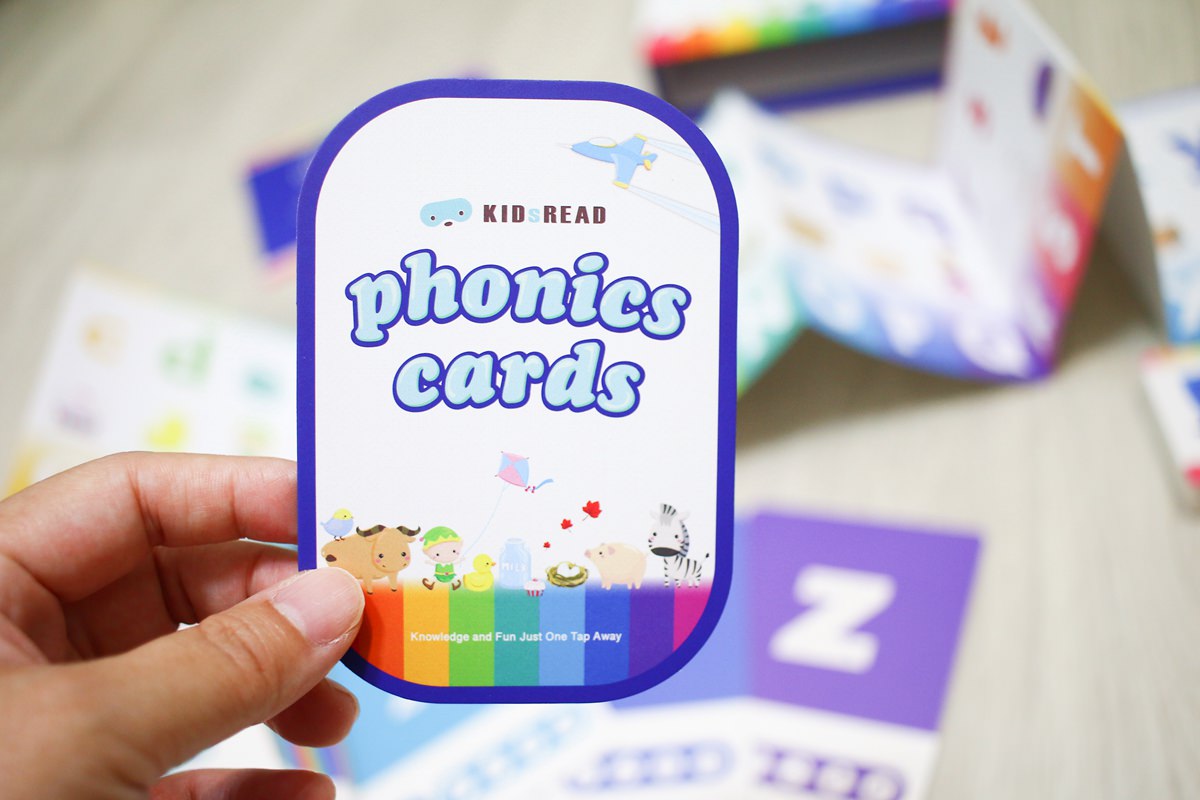 英語自然發音|遊戲字卡 學習英文的重要基本功 KidsRead 點讀筆推薦