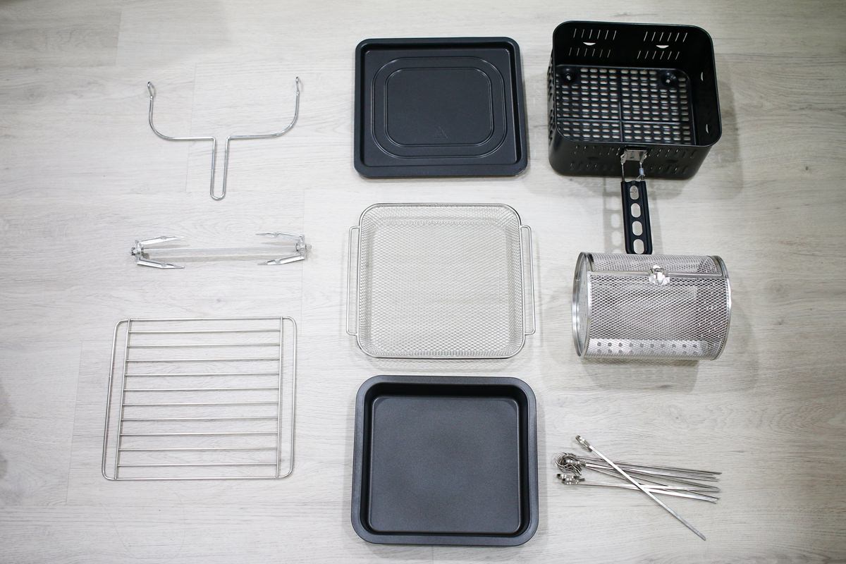 【團購】山水氣炸烤箱 SAF-553W 12L旋風溫控智能氣炸烤箱 - 第3張圖 SANSUI山水 SAF553 12L氣炸烤箱05