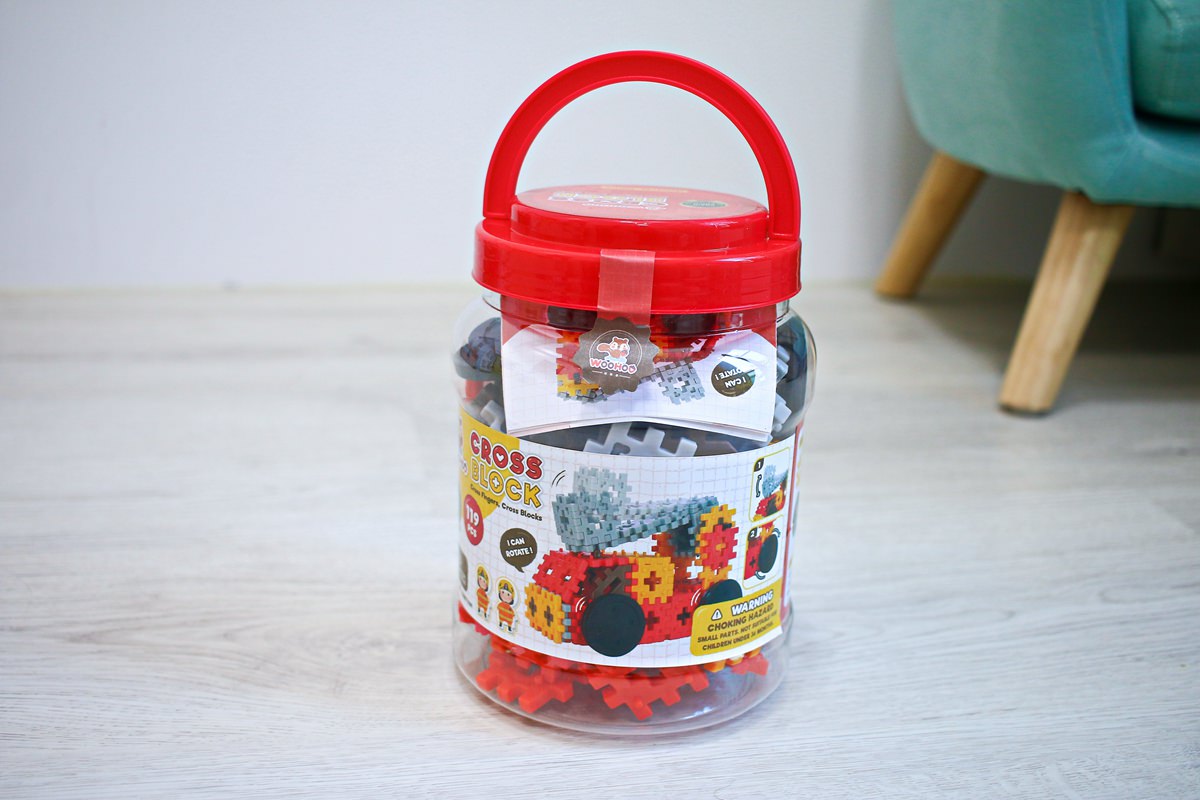 【團購】WOOHOO 心心積木CROSS BLOCK   讓孩子建立建構創意、發揮想像的積木