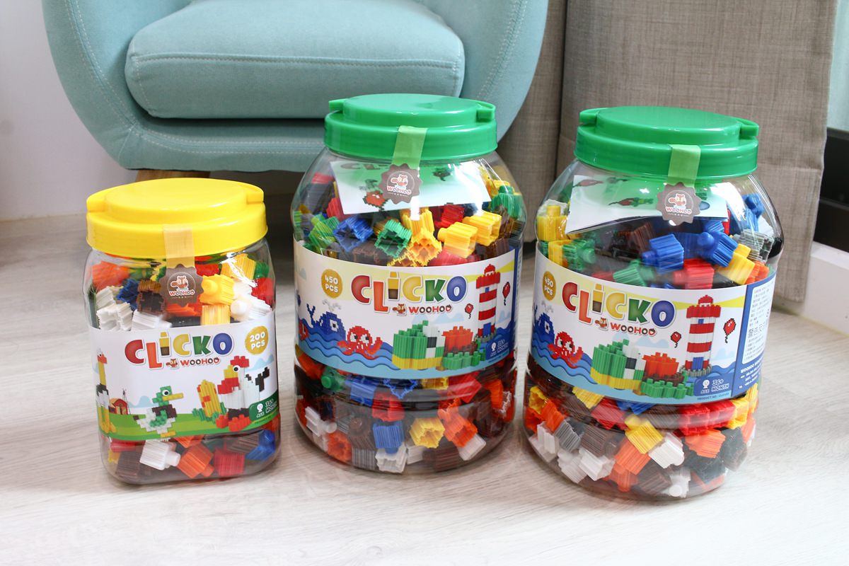 WOOHOO 卡卡積木CLICKO  激發孩子創造力和思考的好物