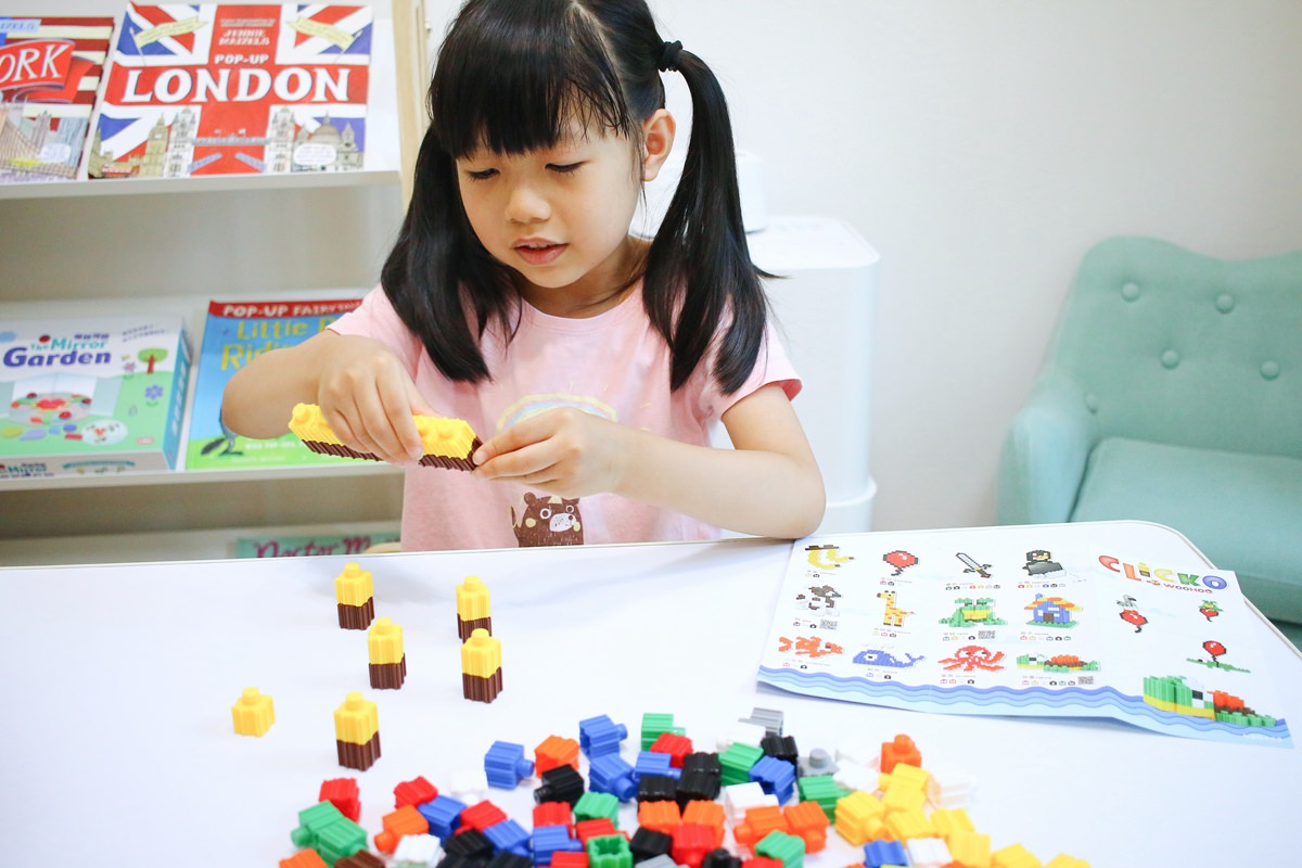 WOOHOO 卡卡積木CLICKO  激發孩子創造力和思考的好物