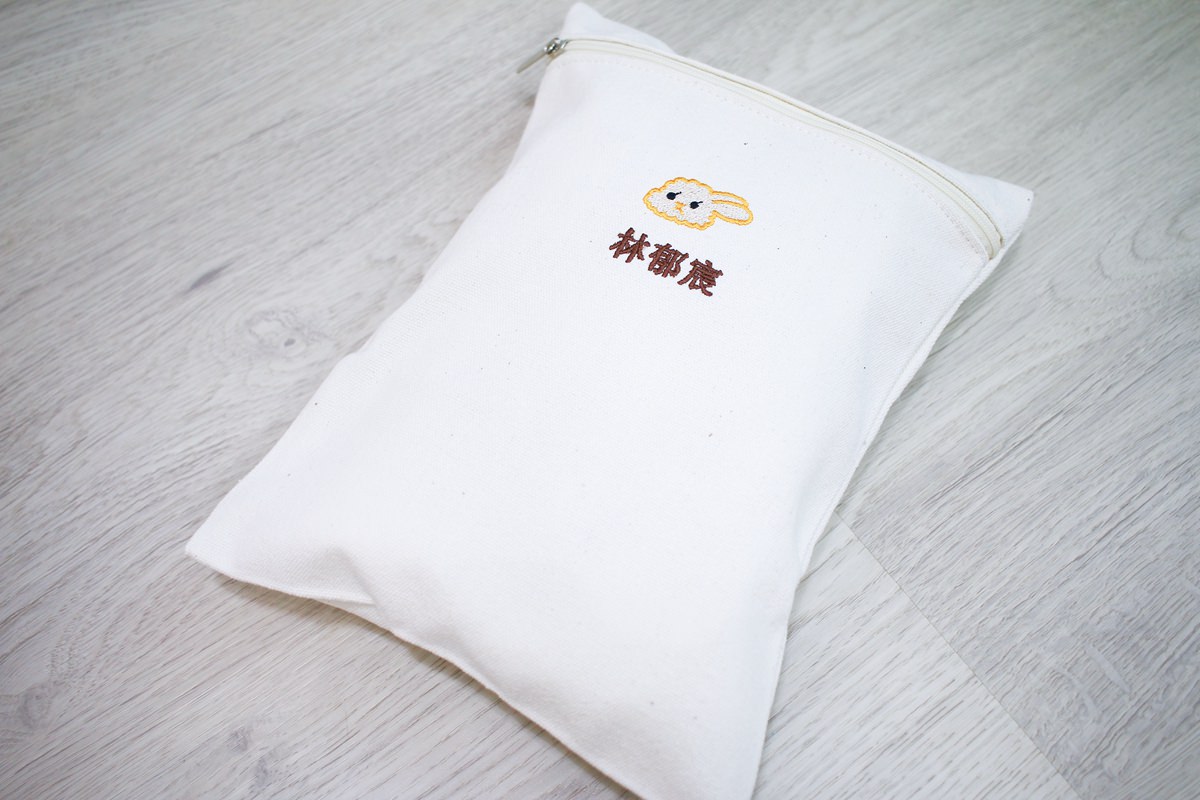 韓國客製電繡拉鍊袋收納袋20